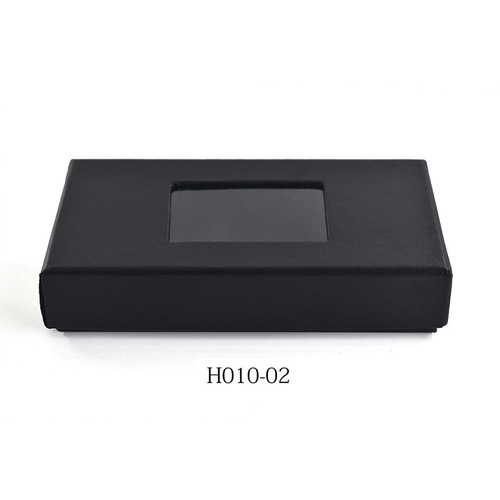 Premium Packaging Box, Gentleman's Tie Box, Eco-Friendly Gift Box, Black