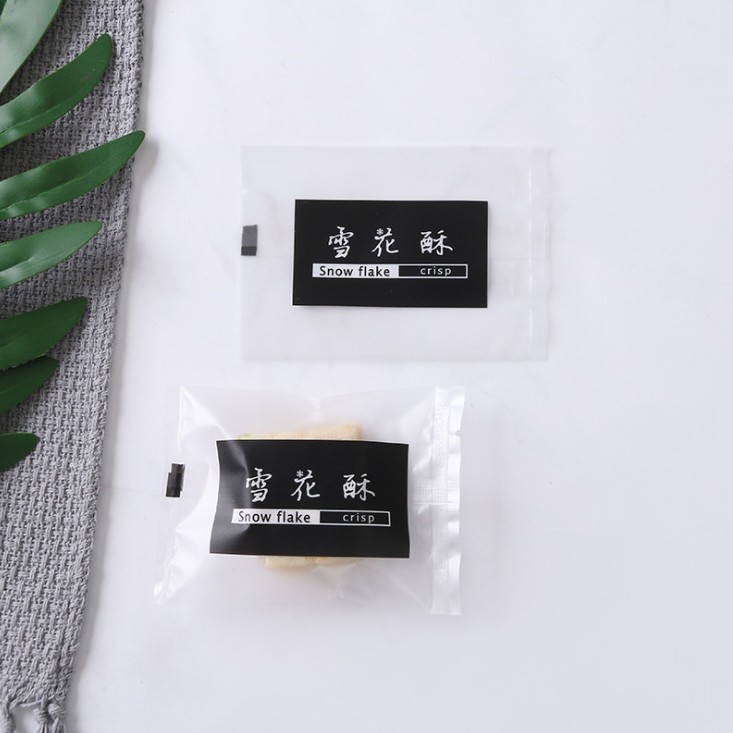 Copo de nieve crujiente negro 7*10