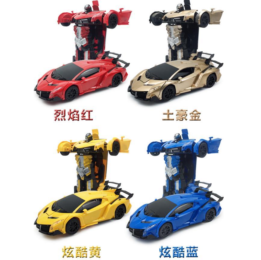 一键变形机器人电动机器 手势感应变形车玩具 汽车模型 厂家直销