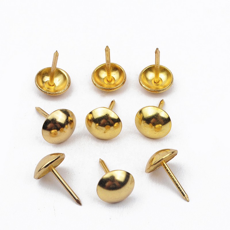 沙发钉泡钉 浅金色沙发钉泡钉 铆钉装饰钉图钉大头圆头沙发泡钉