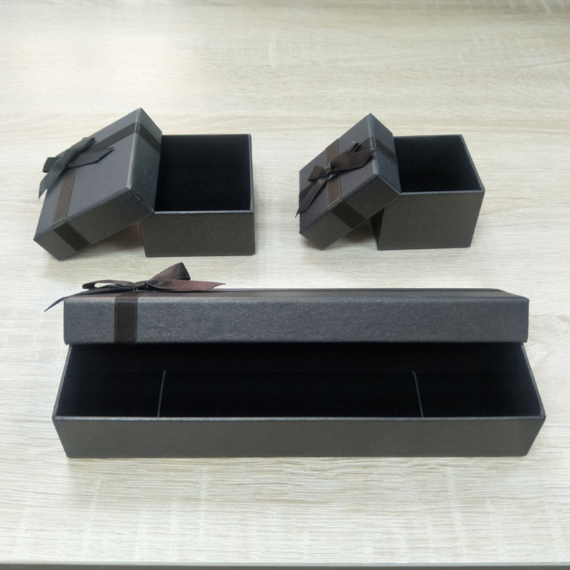 Joyería caja de embalaje anillo oído Stud caja COLLAR COLGANTE pulsera tobillo cadena larga con caja de la cadena de una sola pieza de entrega