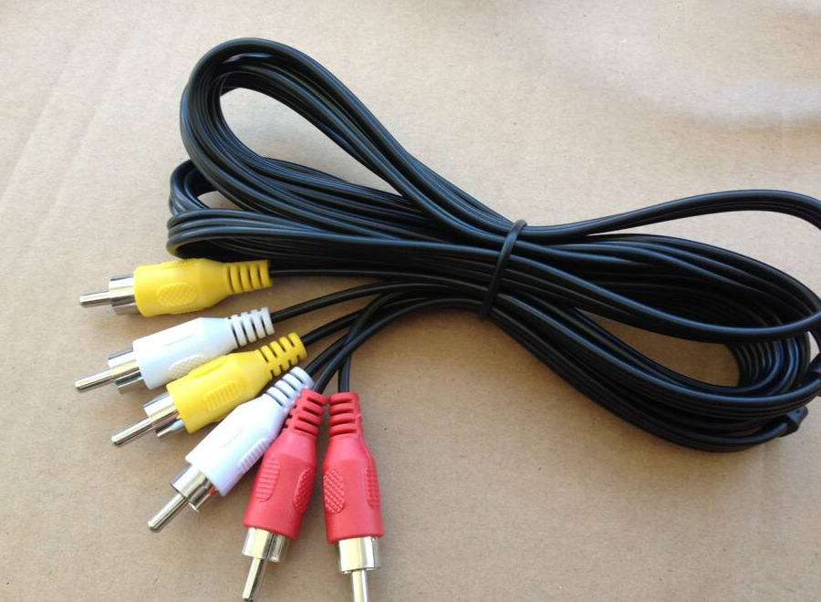 供应 3对3AV莲花头数据线