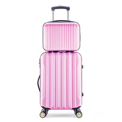 ABS拉链子母旅行箱 14/20寸拉杆箱可印制图案LOGO厂家定制|ru