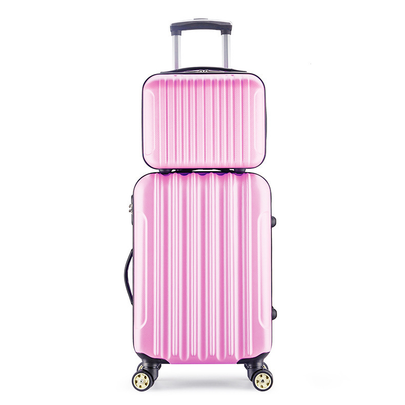 ABS拉链子母旅行箱 14/20寸拉杆箱可印制图案LOGO厂家定制|ru