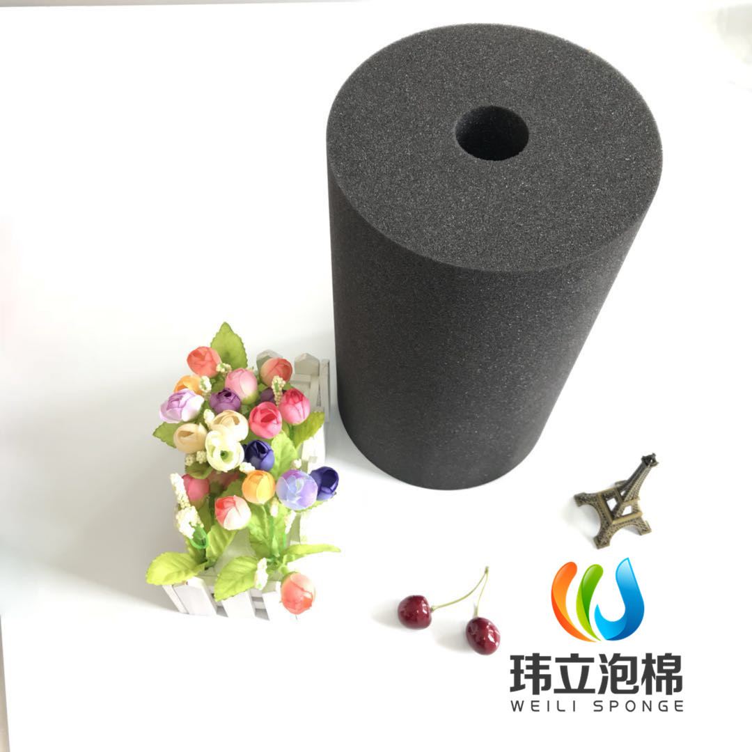 生产高密度海绵柱子海绵异形清洁海绵管 聚氨酯海绵柱子
