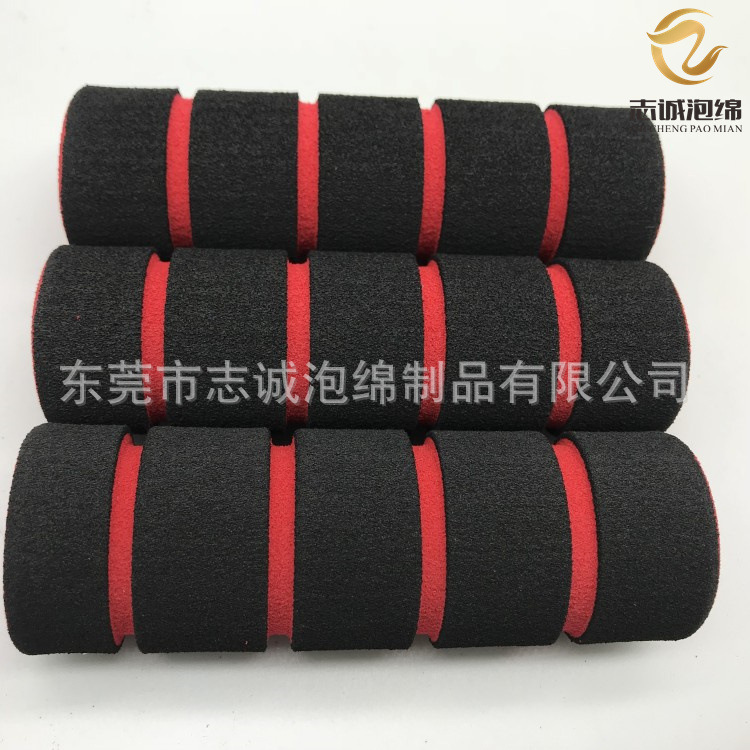 EVA研磨跳绳管套 NBR防滑橡塑把套 磨砂海绵管套 钓鱼杆尾柄把套