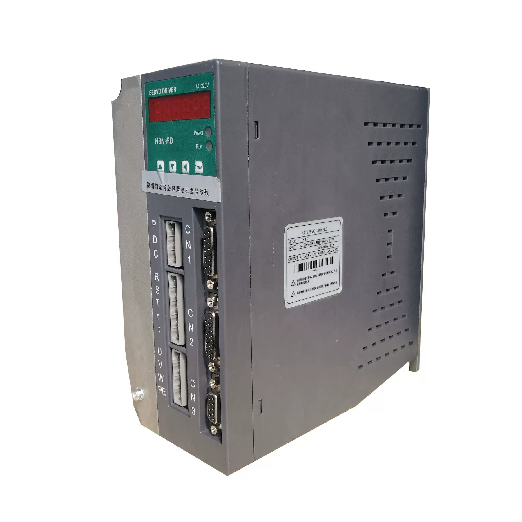 110/130交流伺服电机驱动器 H3N-FD AC200V-230V 3PH 50/60Hz 