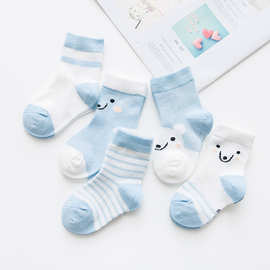 儿童袜子清新可爱春夏薄款网眼卡通儿童袜透气棉质袜子 童袜批发