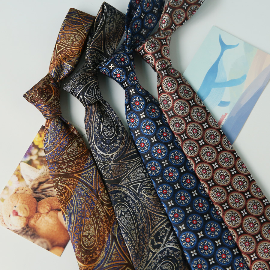 7CM foreign trade retro tie men's and wo...