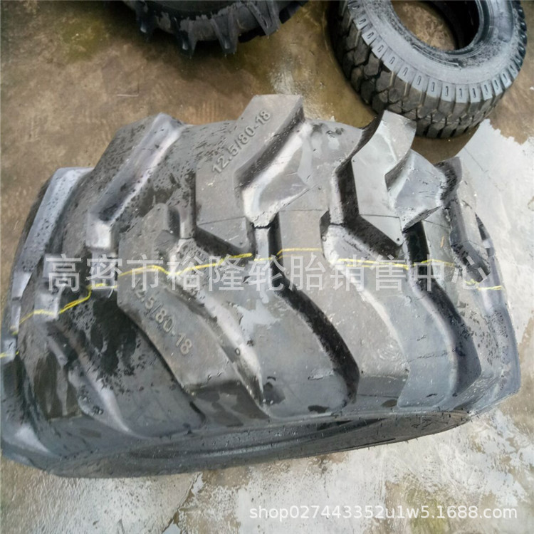 工程机械轮胎两头忙 12.5/80-18轮胎 10.5/80-18轮胎 真空