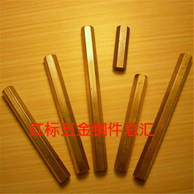 现货批发铜柱母 铜柱双通 铜六角柱形螺母 铜柱直通 机箱隔离柱