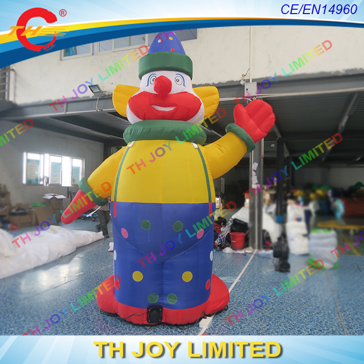 【充气小丑】充气卡通小丑气模  广州气模公司行走广告宣传气模