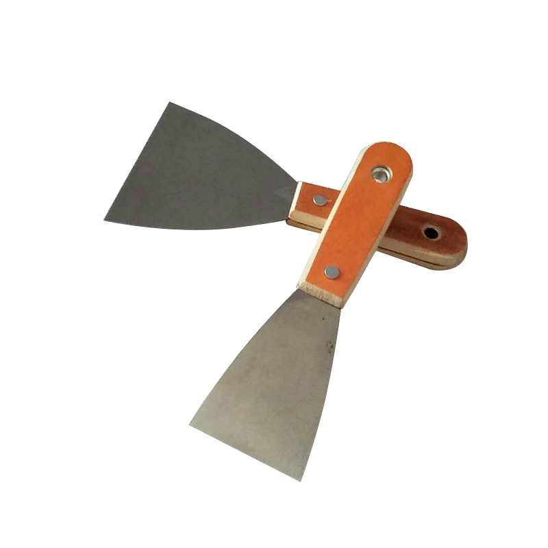 Cuchillo de masilla de mango de madera al por mayor de fábrica Cuchillo de masilla de 3 pulgadas pala de limpieza