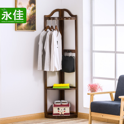 household to ground coat hanger Corner simple and easy clothes Coat rack bedroom Shelf Simplicity modern indoor Package shelf