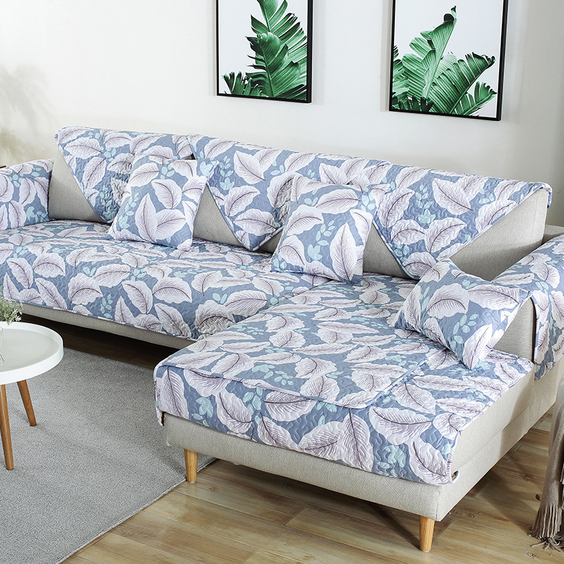 纯棉布艺四季通用沙发垫 简约现代客厅全棉沙发巾沙发套厂家直销|ms