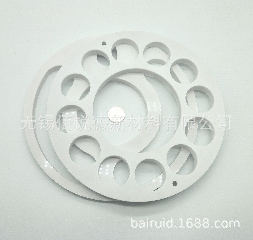 矿物过滤机专用陶瓷配件 摩擦圈 耐磨陶瓷板 精密陶瓷分配阀
