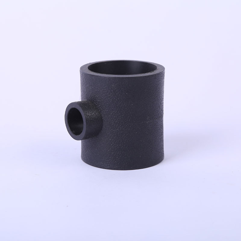 源頭工廠全新料承插變徑三通管件多規格現貨批發pe異徑三通pe配件