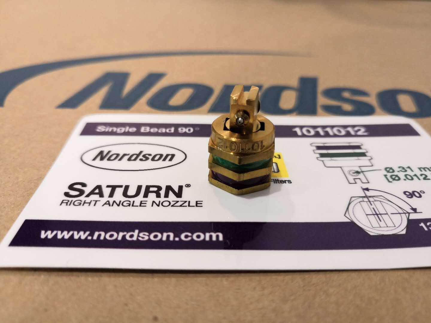 nordson诺信热熔胶机 单孔喷嘴 NOZZLE,90,SING 1011012