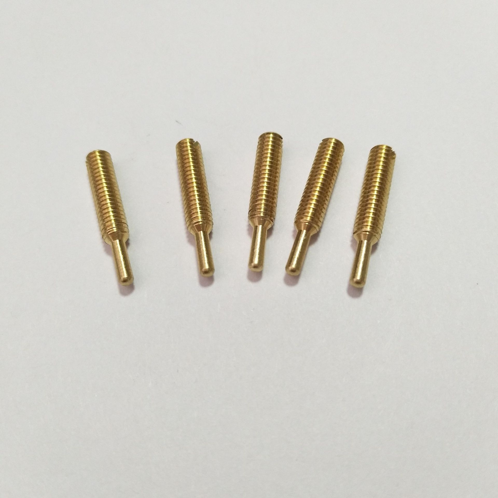 厂家生产 M4铜车件一字精密螺丝 一字无头紧定螺钉 免费拿样