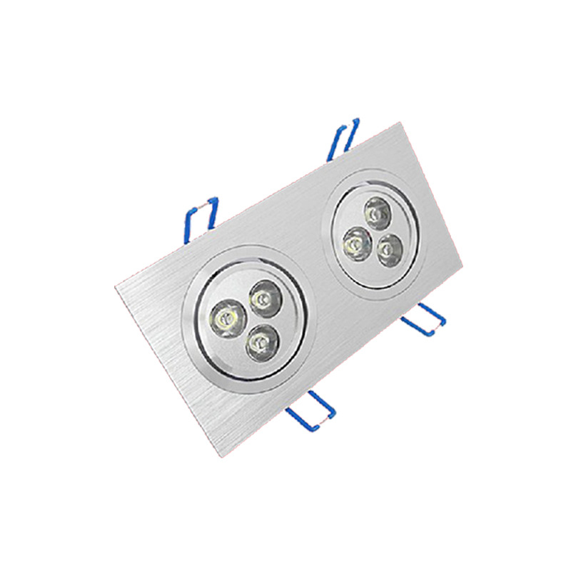 LED 콩 담즙 램프 3W 더블 헤드 하이 파워 스포트라이트 의류 슈퍼마켓 쇼핑몰 보석 매장 1 PC