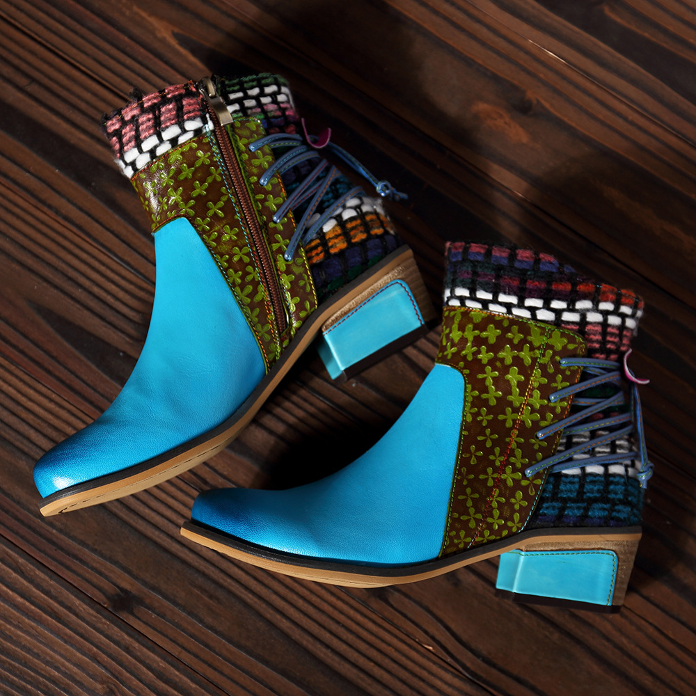 Bottes femme en En cuir - Ref 3354266 Image 14