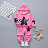 Children's set with hood, long sleeve, children's clothing, wholesale