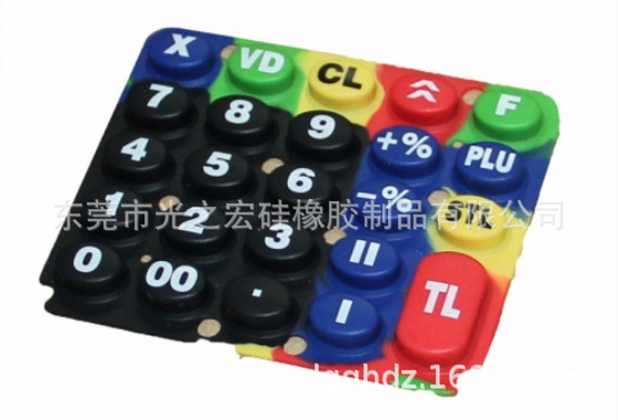 东莞塘厦工厂供应各种计算器记事本矽硅橡胶按键