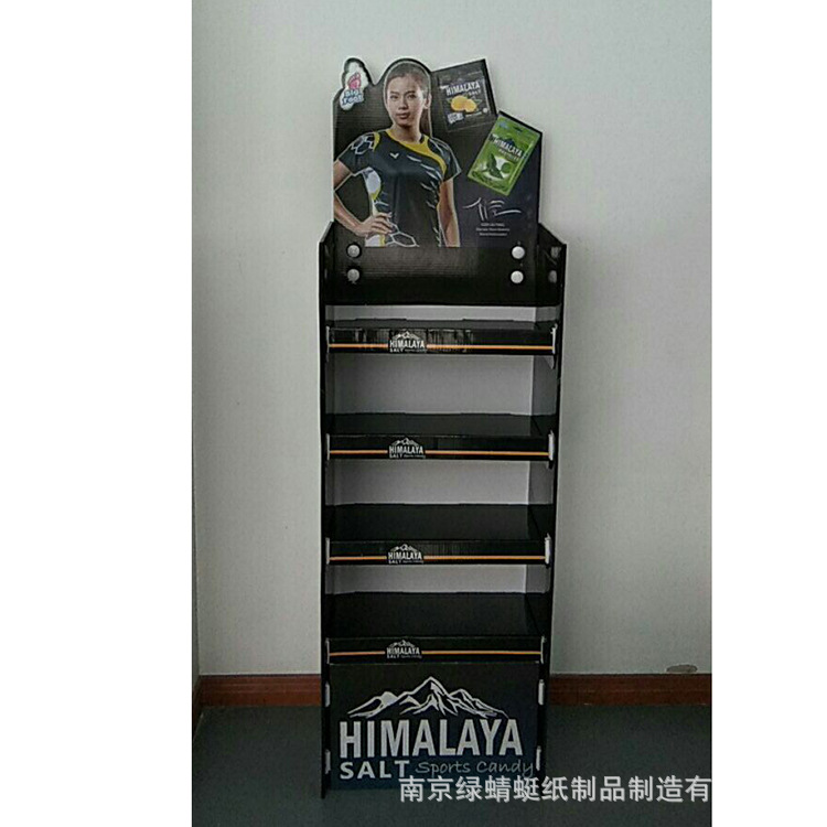 落地式纸展示架定做 厂家直销瓦楞纸货架 超市宣传纸展架