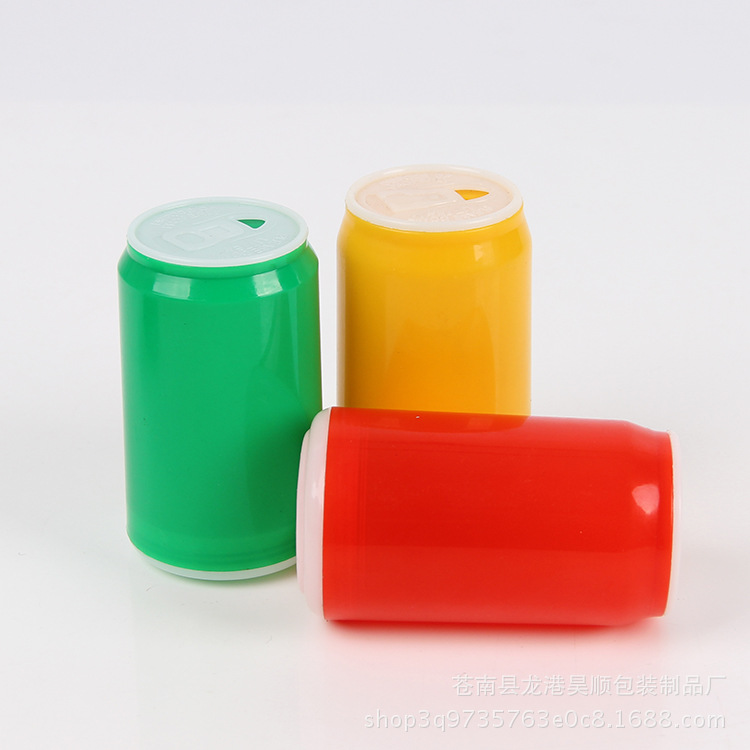 定制广告塑料牙签筒易拉罐牙签罐咖啡牙签盒创意礼品牙签筒印logo