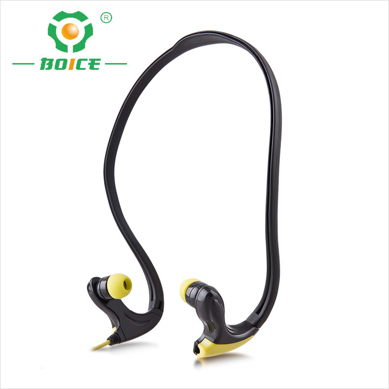 Rear ear-mounted wire-controlled headset suitable for sports waterproof subwoofer Sports Headset