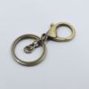 Matte keychain with zipper, copper bag, pendant, factory direct supply, 33mm