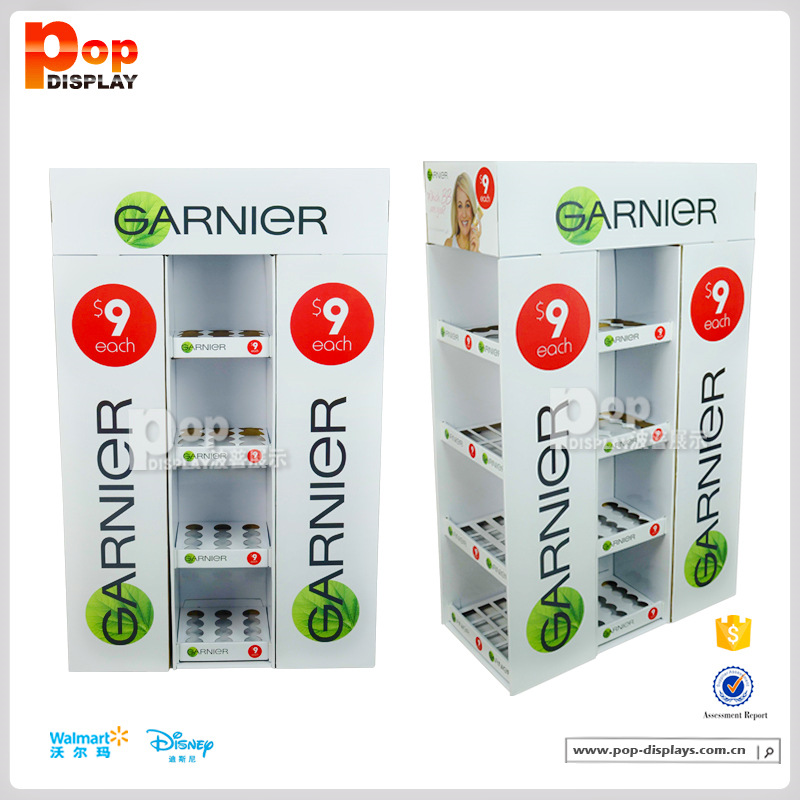 展会广告促销化妆品展示架 厂家直销纸展架 超市零食纸货架陈列架