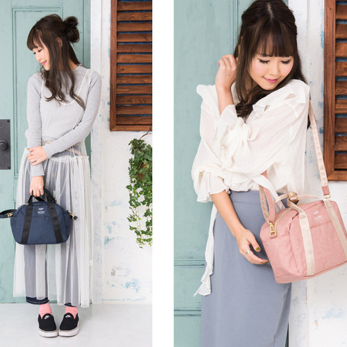 New Export to Japan Ramie Fabric Crossbody Bag Shoulder Bag Lotte Bag Mother and Child Women's Bag Printed Begro