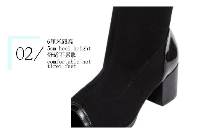 Bottes femme en Tissu élastique - Ref 3354783 Image 22