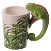 Creative Ceramics Hand drawn 3D animal Mug Lizard Ceramic cup Mug Lizard handle glass