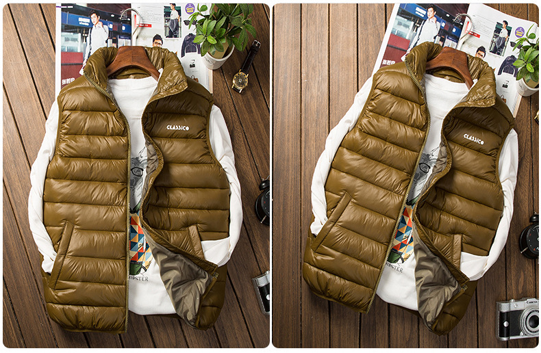 Baumwollweste Herren neue Herren koreanische Version der Baumwollweste Jugendpaarweste männliche große Weste Baumwollkleidung Flut_voghion.com