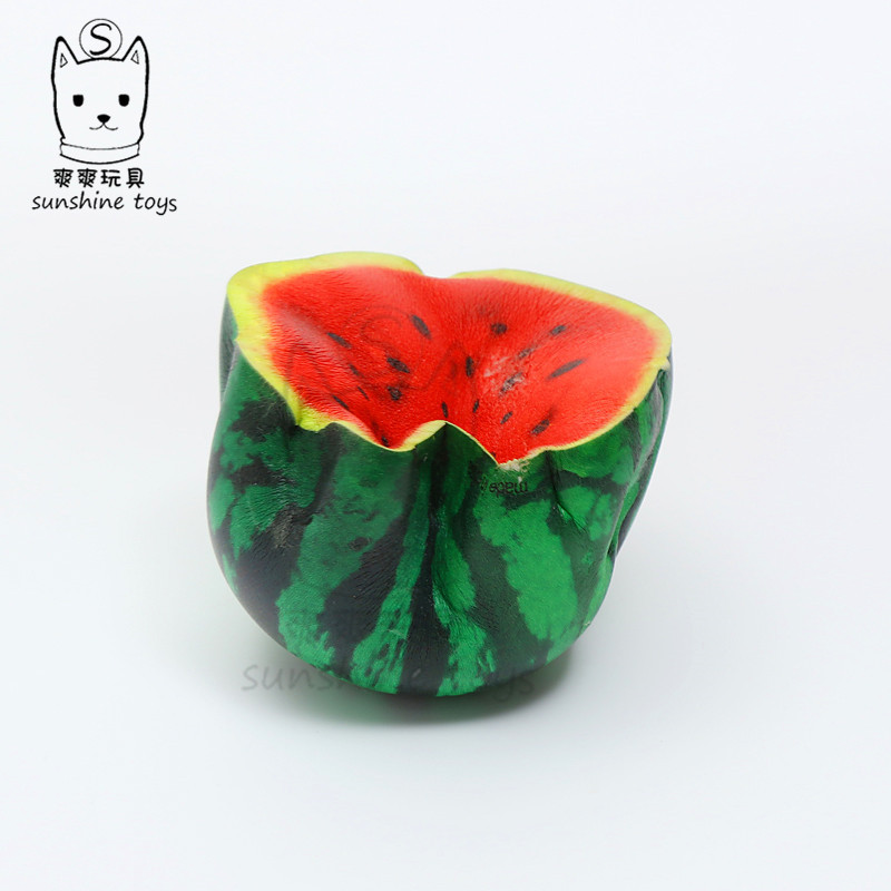 厂家直销外贸新品10cm半球PU慢回弹仿真水果发泄减压玩具Squishy详情8