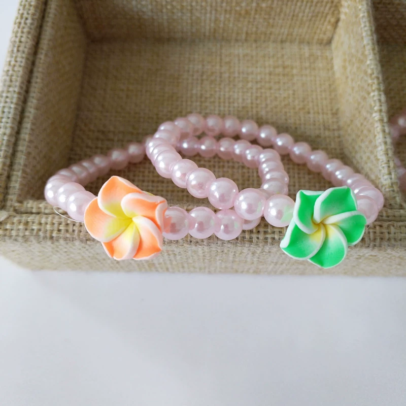 Детский браслет из жемчуга, эластичная игрушка, аксессуар, AliExpress