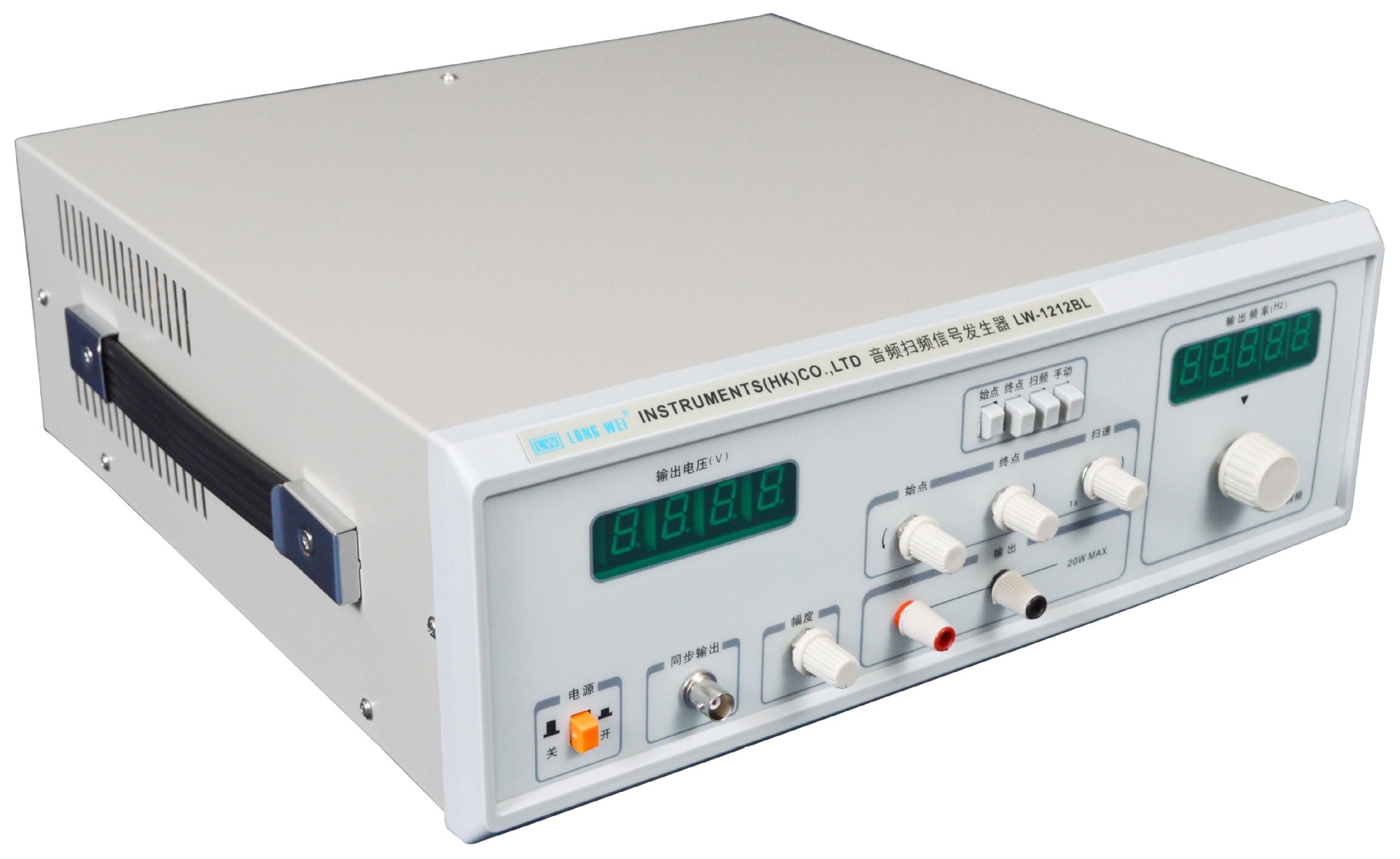 龙威音频扫频信号发生器LW-1212E/F音频扫频仪喇叭测试仪60W100W