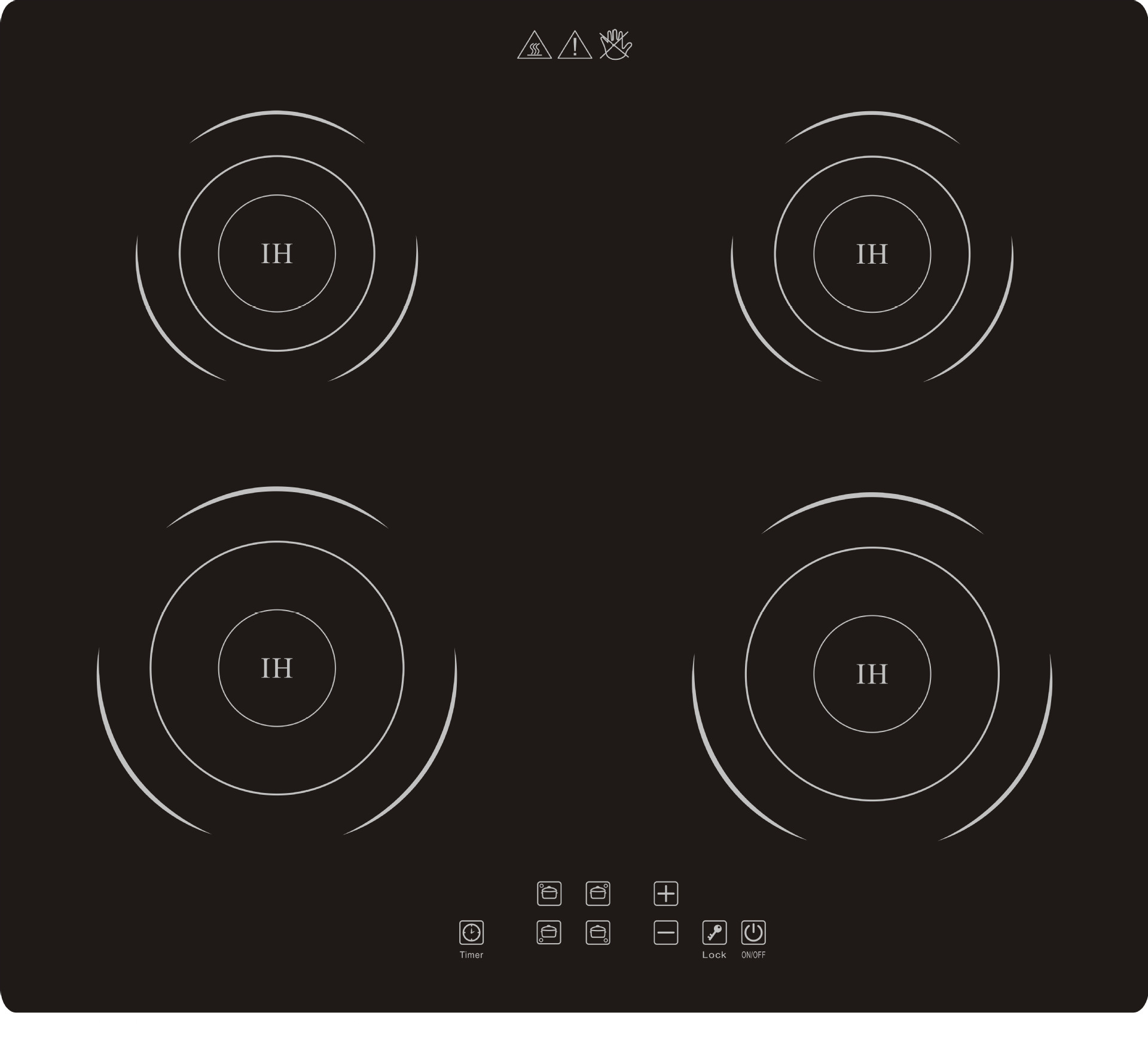 四头炉电磁炉电陶炉组合