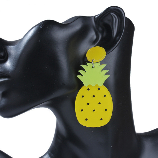 1 Paire Drôle Fruit Arylique Femmes Boucles D'oreilles display picture 2