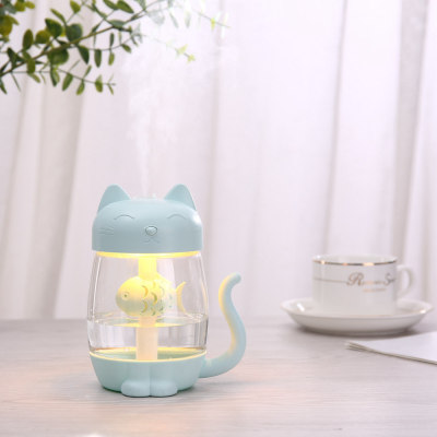 new pattern Kitty humidifier Cans to work in an office household Triple Mini USB humidifier Air humidifier