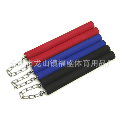 sponge Nunchakus Two sticks security teaching Practice perform train Nunchaku Manufactor Direct selling Shackle