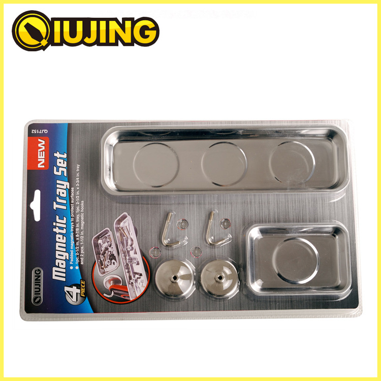 四件套磁性挂钩磁性零件碗组合，磁性工具盘，磁性工具，磁性吸碗
