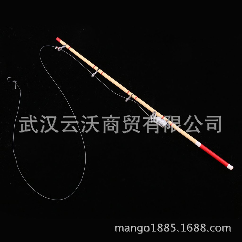 1:12 Dollhouse mini escena al aire libre modelo apoyos pesca varilla pesca engranaje tiempo ocio ~