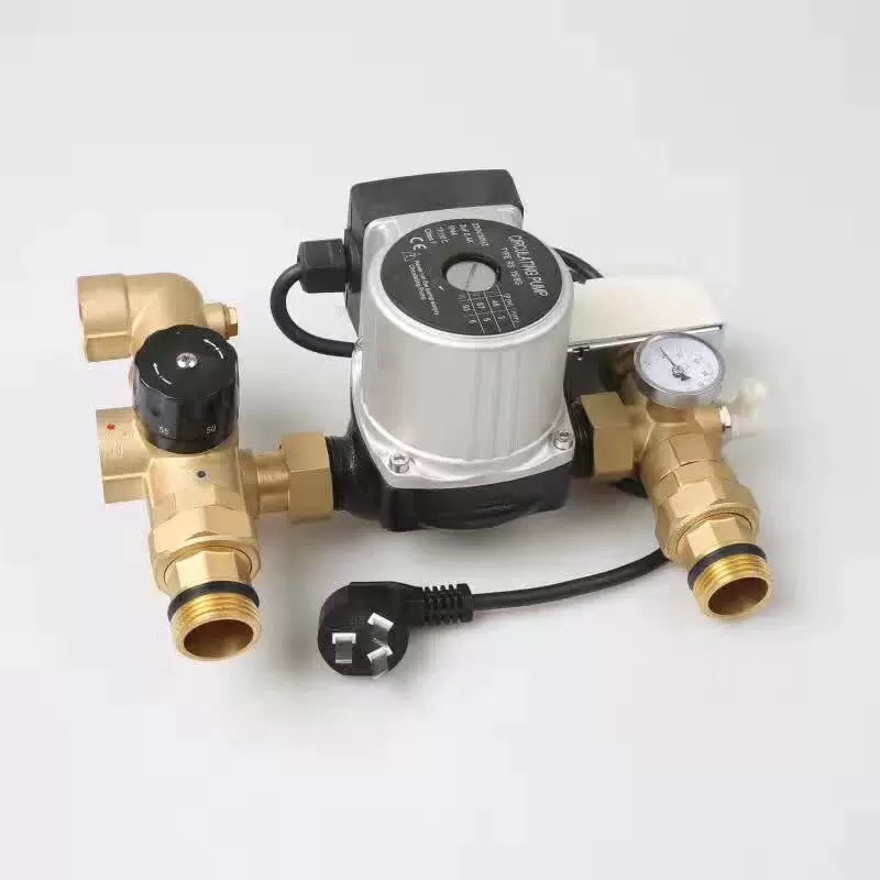 机械式混水系统 混水控制中心 地暖热冷水循环泵 分水器混水阀