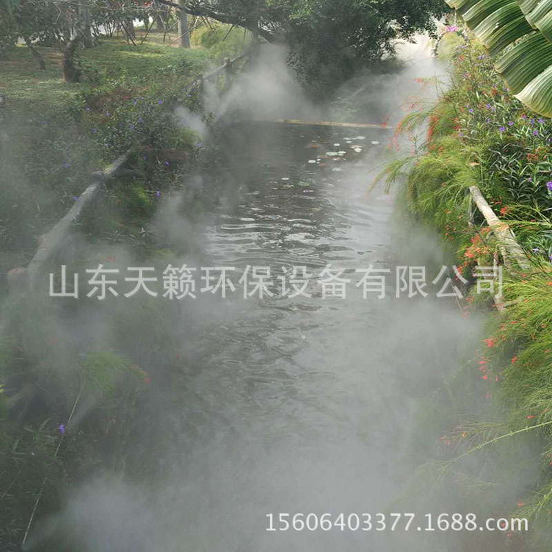 设计安装 景观除尘 雾喷雾森景观 造雾配件设备 人工造雾工程|ru