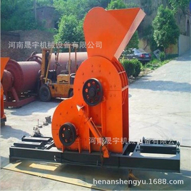 600-600型双级煤矸石粉碎机 道渣石双击破碎机 矿山碎石机械设备