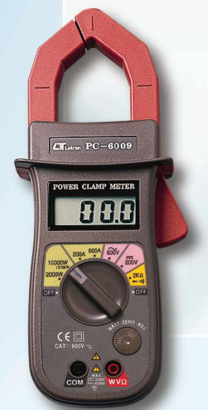 Lutron台湾路昌 PC-6009 功率钳表
