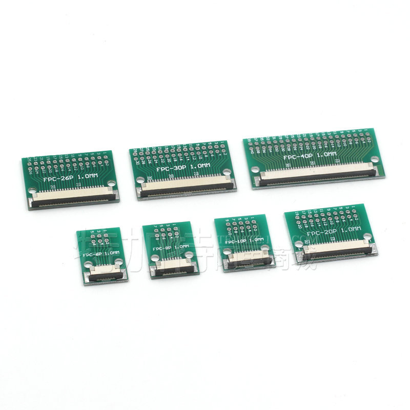PCB电路板-PCB电路板 FFC/FPC连接器1.0MM-60P下接抽屉式转0...